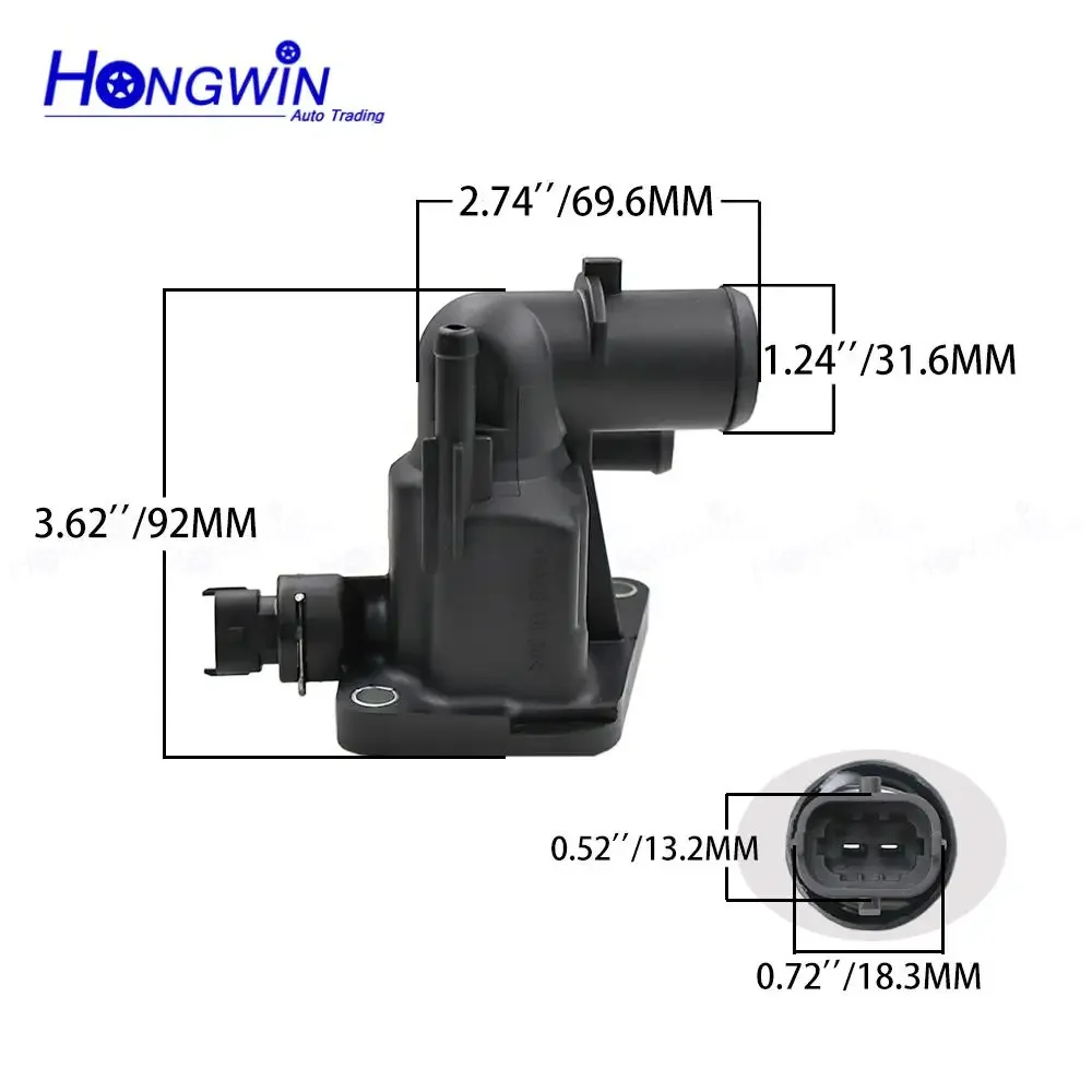 55206391 Coolant Thermostat Housing For Chevrolet Aveo Citroen Nemo Alfa Romeo Mito Fiat 500 Doblo Fiorino Punto 1336.CL