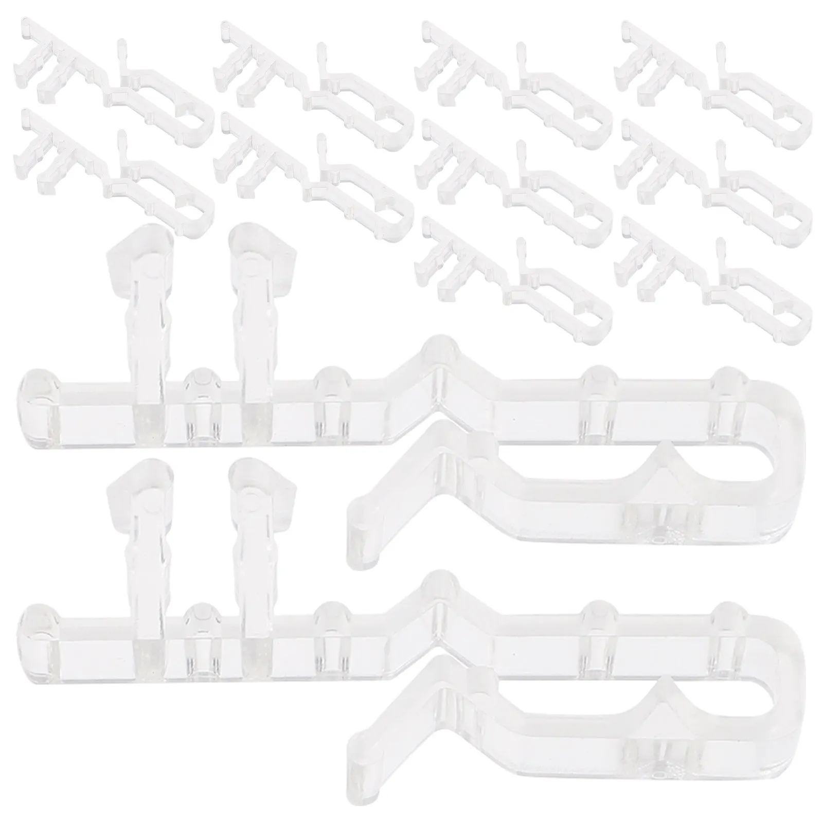 12Pcs Blind Valance Replacement Clips Secure Hold Valance Retainer Clips for Curtains Drapes Window Decor Use Blind Repair
