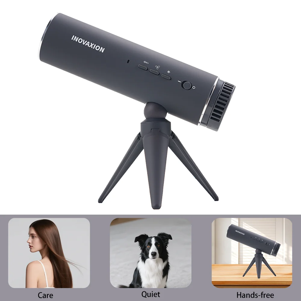 Professional Electric Salon Hair Dryer High-Speed  Foldable Design Ionic Technology Aluminum Alloy Hotel