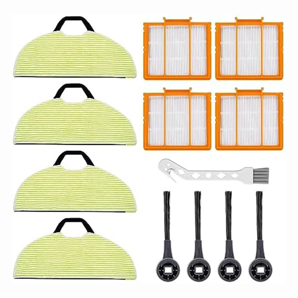 

Extended Lifespan and Excellent Cleaning with Kit Filter Side Brush Cloth for Shark RV2410WDRV2610WDRV2610WA Vacuum Cleaner