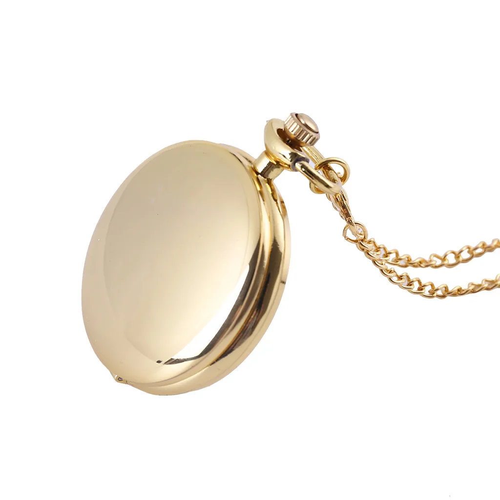 Classic Large Two-Faced Gold Fashion Pocket Watch Court Style Pocket Watch Personality Fashion Retro Large Pocket Watch