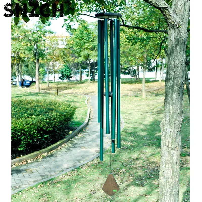 Sacred Resonance D Pentatonic Wind Chimes - Large Aluminum Meditation Bells for Garden & Spiritual Spaces