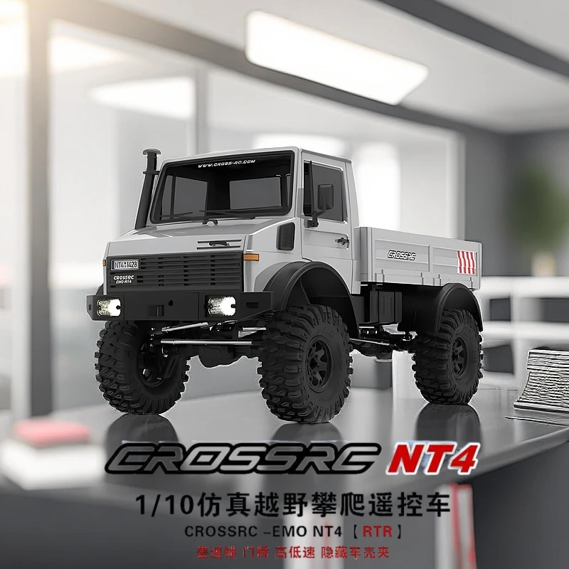 

CROSSRC EMO 1/10 NT4 Unimok Climbing Car Differential Dual-Speed Waterproof Hardcore Off-Road RC Electric Remote Control Car