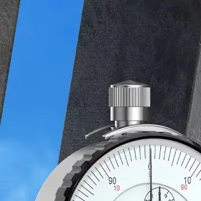 Handheld Mechanical For Dial Thickness Gauge 0-10mm 0.01mm Accuracy Brass Gear Alloy Head For Industrial Material Testing Meter