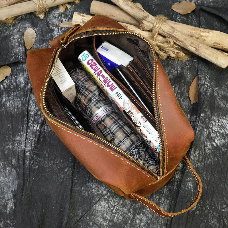 Valigette portaoggetti da viaggio Borsa per trucco Borsa per il tempo libero Valigette a cubo Borse in pelle multifunzionali Портфель MHGWB