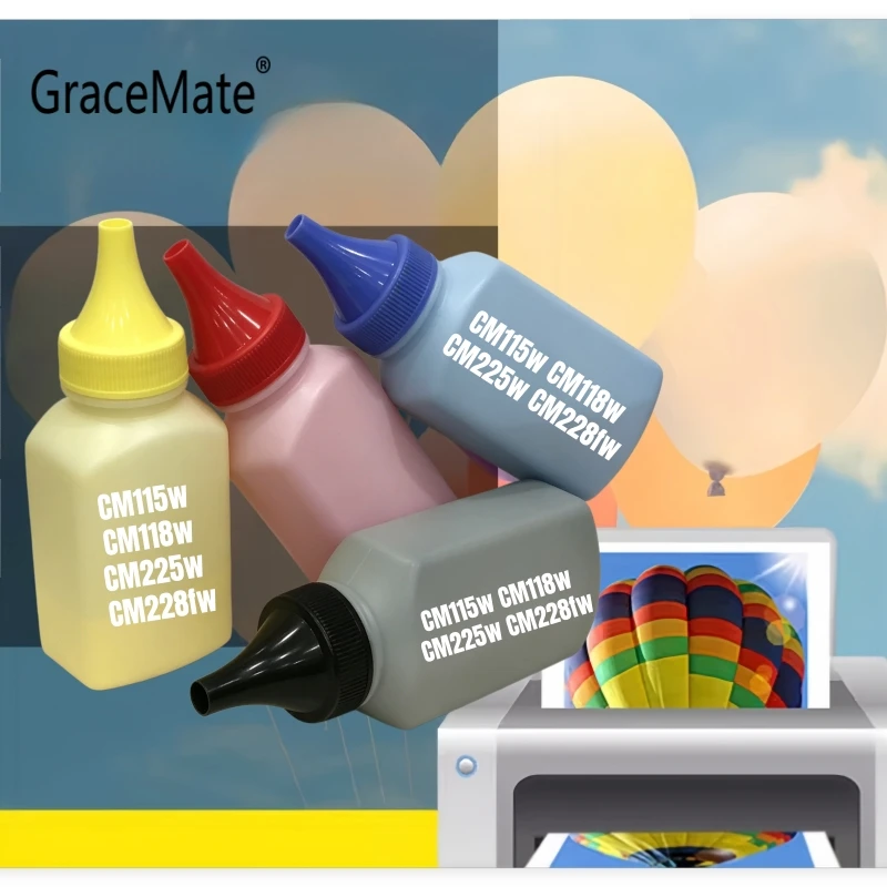 1 PCS Refill Color EA Toner Powder for Fuji Xerox DocuPrint CM115w CM118w CM225w CM228fw MFP Laser Printer