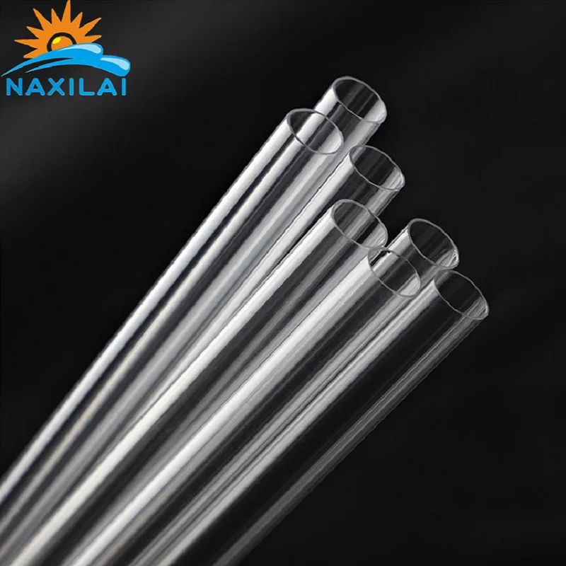 Naxilai Clear Acrylic Tube Transparent Plastic PMMA Tube Clear Plastic Tube Different Sizes High Quality