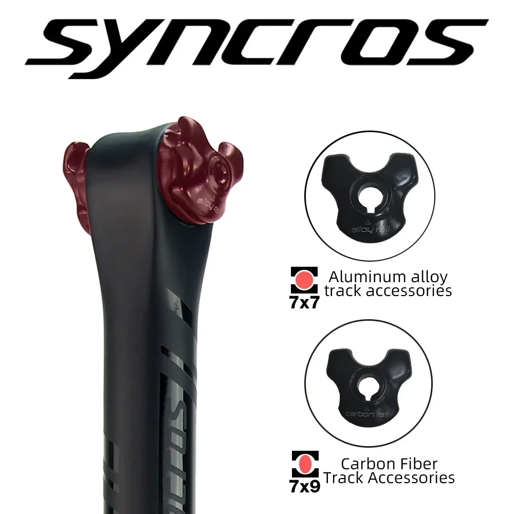 SYNCROS Ultralight Carbon Fiber Bike Seatpost Half Matte Half Gloss Mountain/road Bike Seat Post Light Seatpost 27.2/30.8/31.6mm