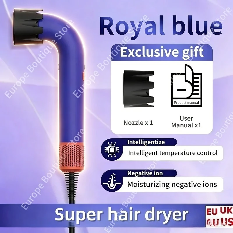 

Профессиональный фен, фен с отрицательными ионами, портативный инструмент для укладки домашних парикмахерских, быстросохнущий электрический фен