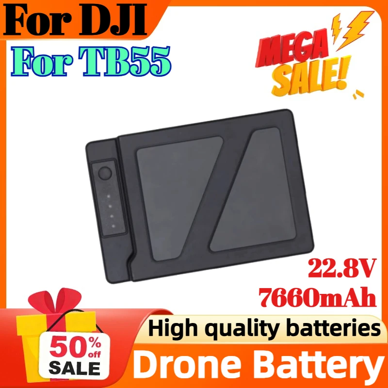 

7660mAh 22.8V Drone Battery for DJI TB55 for MATRICE M200/M210 RTK Topographic Survey Flight Battery Accessories