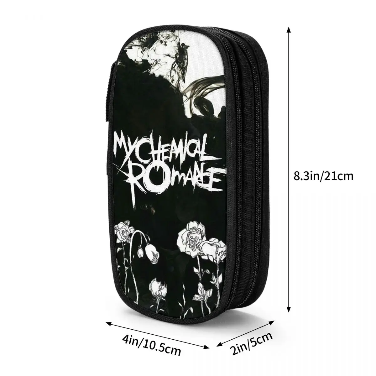 My Chemical Romance Pencil Case for Kids Gifts Pen Box Pencil Bag Stationery Supplies Pen Holder Bag