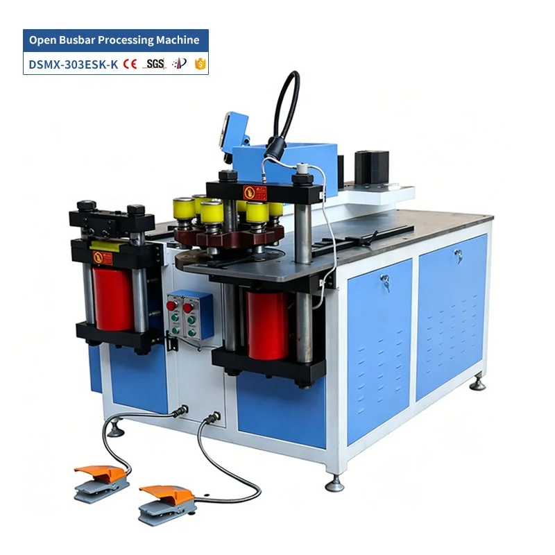 CNC 3 in 1 Hydraulic Busbar Processing Machine Copper Busbar Bending Punching Cutting Machine