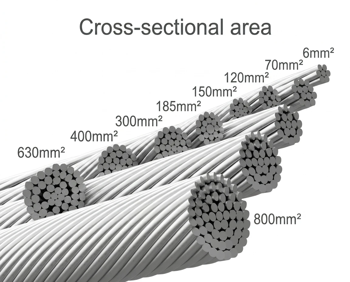 AAC/ACSR Non-shaft Bare Aluminum Conductor Oxlip 300mm 120mm Power Cables 750kV Rated Voltage Overhead Transmission Line