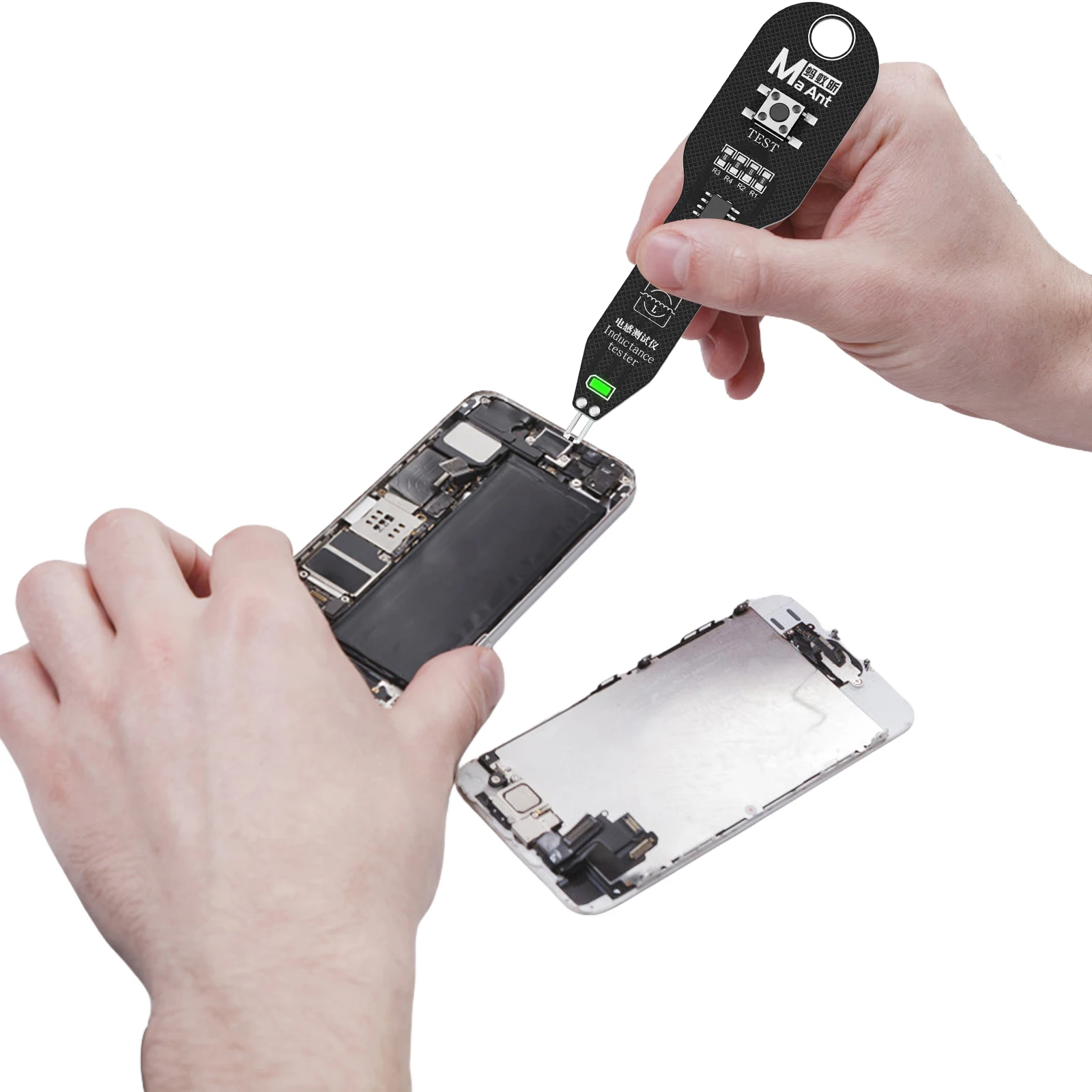 

Electromagnetic Induction Instrument Lightweight Motherboard Coil Tester Inductor Detector Repair Mobile Phone Motherboard