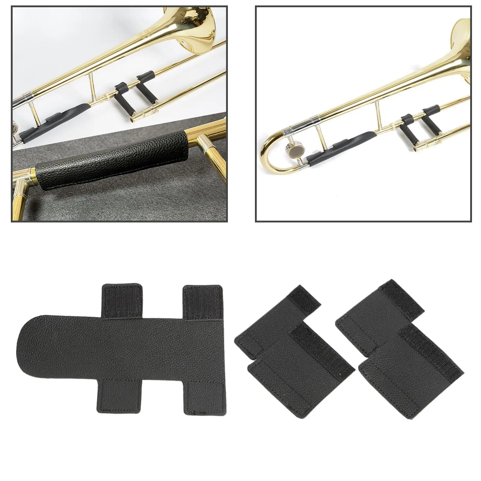 Trombone Hand Guard Slide Cover Microfiber Protector for Musical Instrument Maintenance and Trombone Accessories