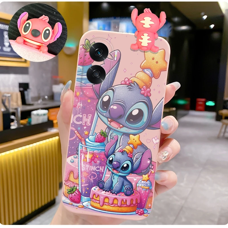 Stitch Doll Phone Case For Samsung Galaxy S23 S22 Ultra S21 S20 Plus S10 FE A53 A32 A52 A33 Note 20 Ultra 10 Lite Soft Cover