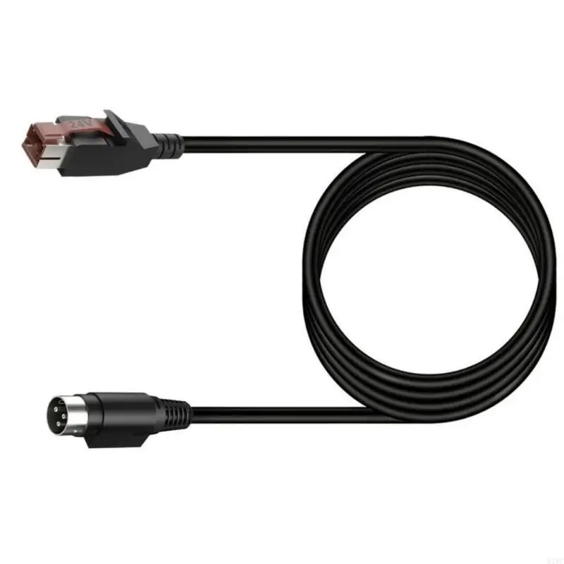 

24 В 5 В 12 В питание USB до 3PIN Power DIN MALE DATA Power Adapter для штрих -кода Сканирующее оружие аксессуары принтера