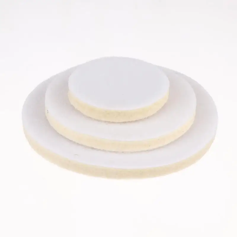 ~25-180mm Wool Felt Polishing Pad For M10 M14 Drill Angle Grinder Glass Stainless Steel Metal Scratch Repair Buffing Wheel