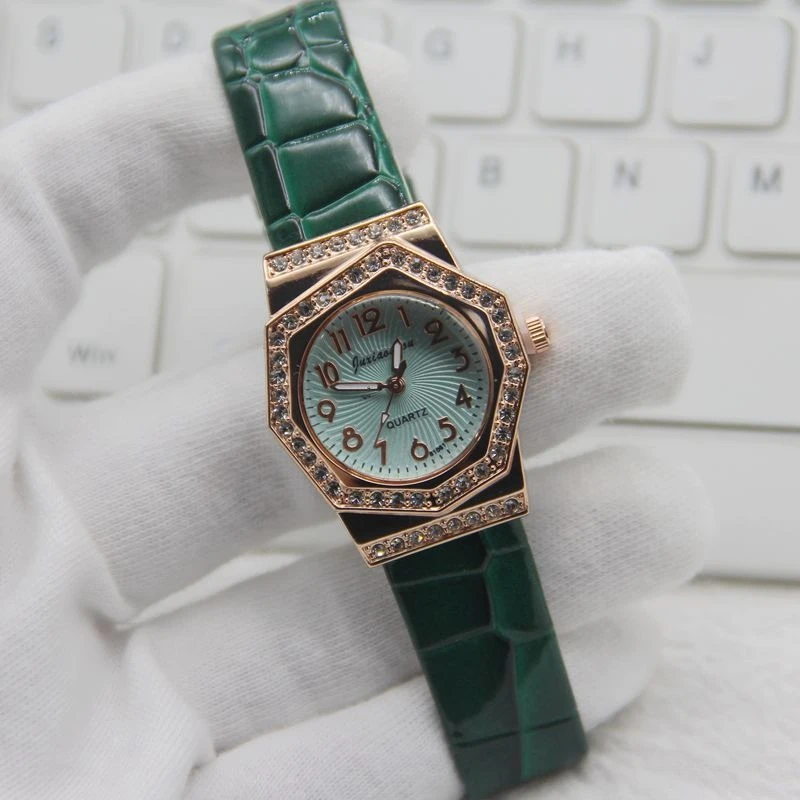 Великолепные женские часы, модные часы со стразами из розового золота, кварцевые часы из нержавеющей стали, повседневные женские деловые часы