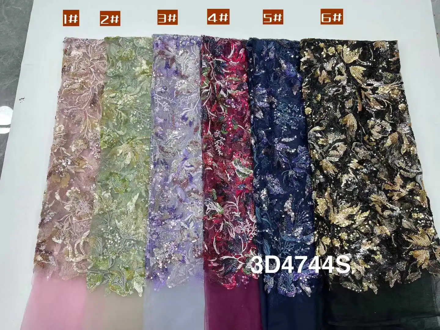 Luxury Pink 2025 High Quality French Tulle Net Sequins Lace Fabric African Lace Fabric 5 Yards For Nigerian Wedding Party Dress