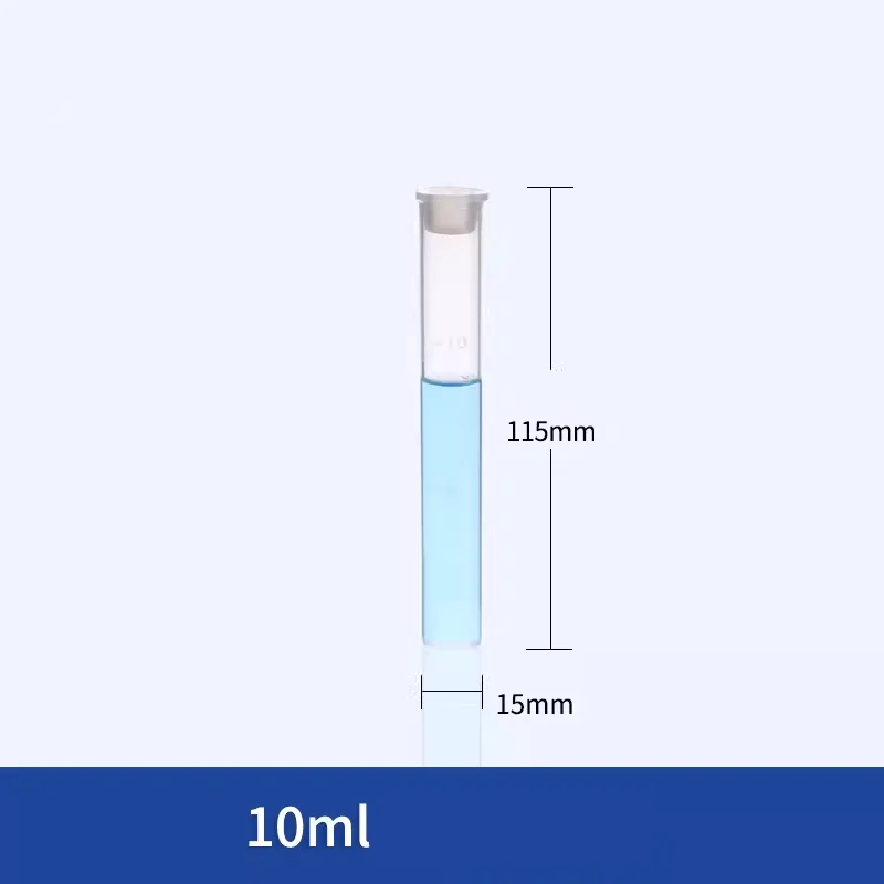 Imagem -05 - Tubo Colorimétrico Plástico com Escala Polipropileno pp Tubo de Teste Flat Bottom 10 25 50 100ml