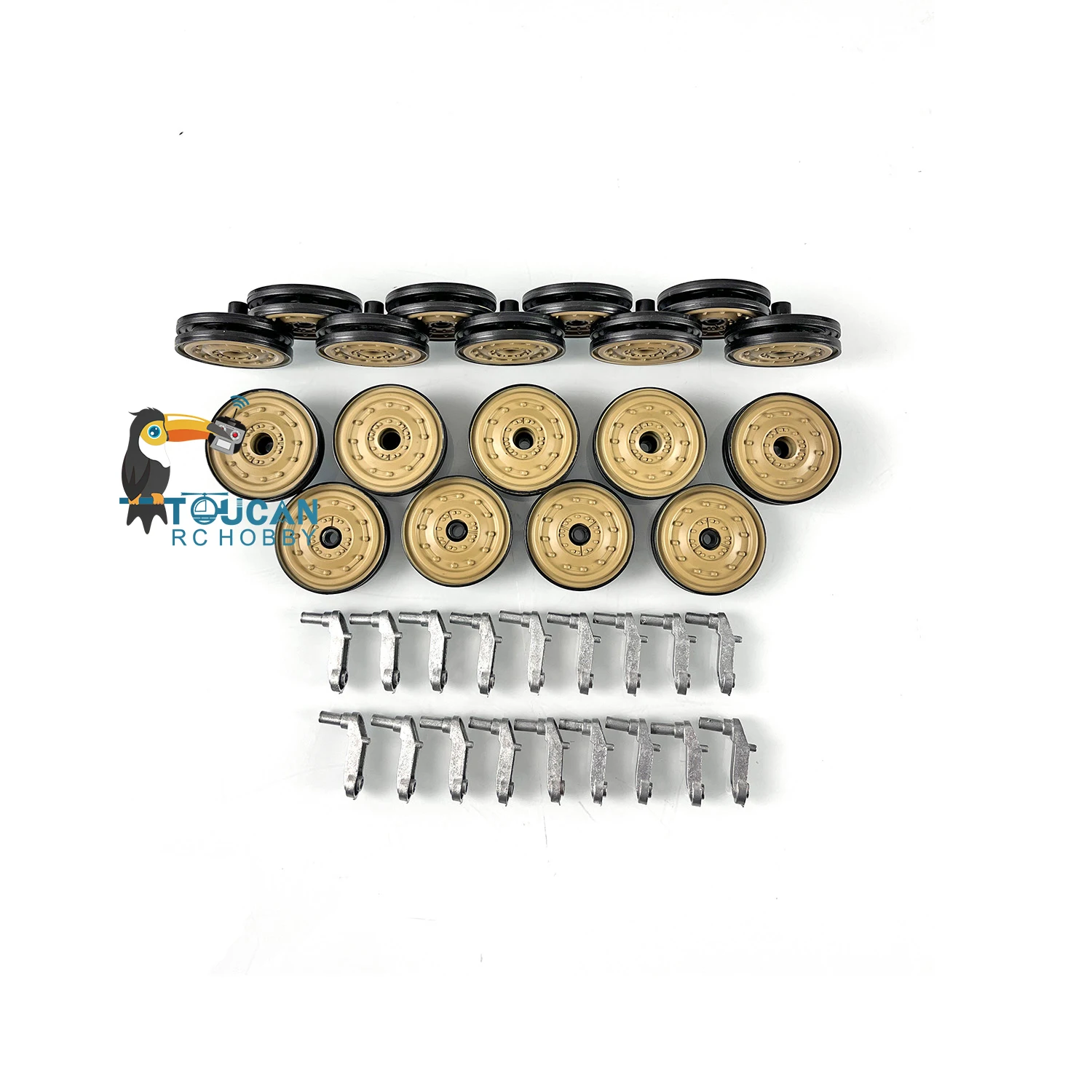 Spare Parts HENG LONG 1/16  German King Tiger RC Tank 3888 3888A Plastic Road Wheels TH00402-SMT9