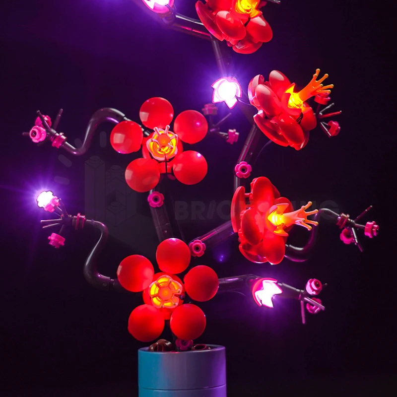 Brick Bling LED Light 10369 Set Suitable for Plum Blossom Building Blocks Gift (Lighting Accessories Only)