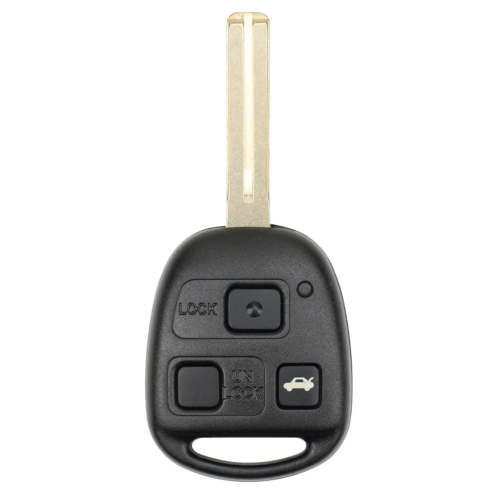 LIXIANG for Lexus Fob P/N: 50171 ASK 433MHz 4D68 Chip Remote Control Head Car Key 3 Buttons TOY48 Uncut Blade Replacement