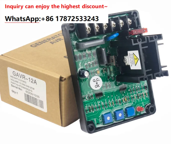 GAVR-12A Brushless Generator AVR Automatic Voltage Regulator Excitation Regulator Board