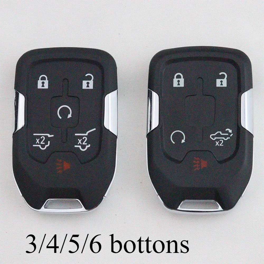 

Car Key Fob Case Shell Housing for Chevrolet Tahoe Silverado Suburban Tahoe GMC Sierra Acadia Terrain YUKON 2017 2018 2019