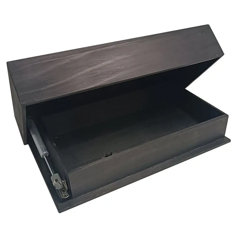 ABKS-Secret Compartment Storage Shelf Wooden Concealed Floating Wall-Mounted Rack