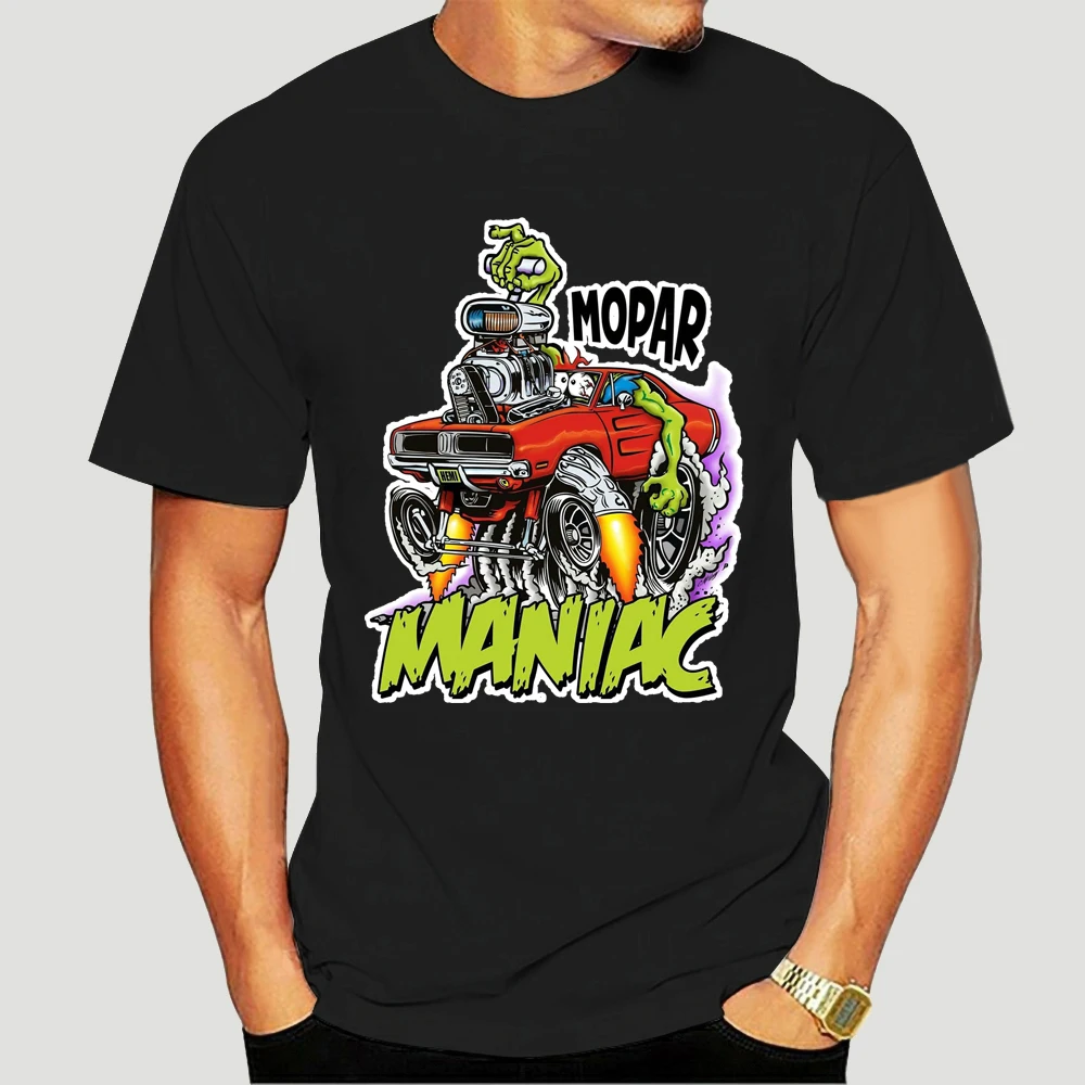 

Mopar Maniac T-Shirt Rat Fink Art T Shirt Us All Size.. S M L Xl Xxl Breathable Tee Shirt 7265X