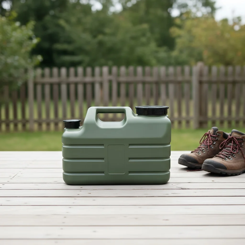 

Ведро для воды на 11 л: портативная канистра большой емкости, съемный кран, без утечек для путешествий на открытом воздухе.