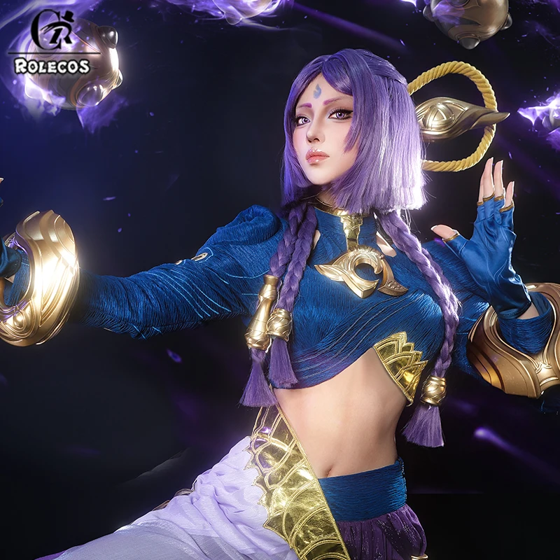 

ROLECOS Game LOL The Unbroken Faith Yunara Cosplay Costume Women Halloween Party Role Play Suit LOL Yunara Cosplay Outfits