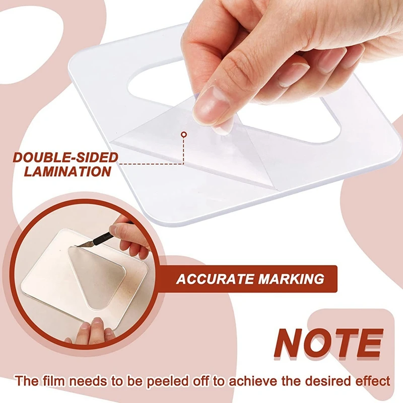 Triangle Cutting Board Charcuterie Board Handle Template Cut Acrylic Router Template Woodworking Router Template