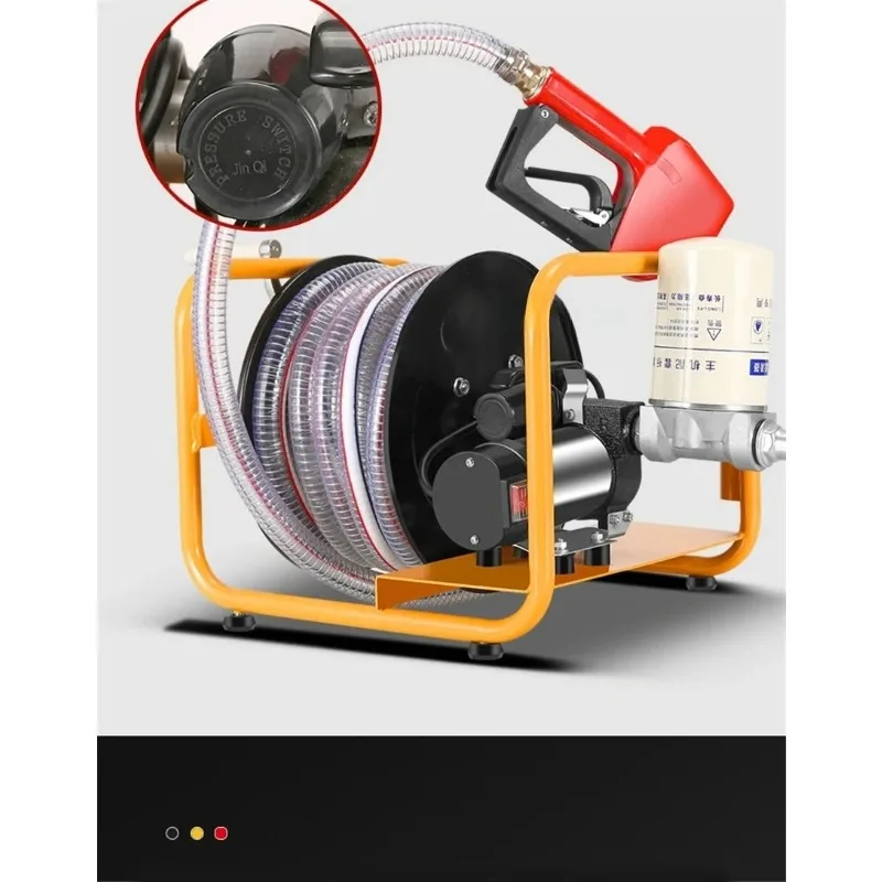

Electric Oil Pump 12v 24V 220V Fuel Dispenser Car Mounted Small Oil Pump Pumping Unit 450W