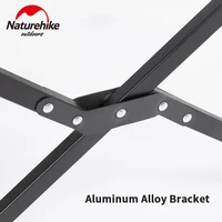 Naturehike Outdoor Folding Chair Camping Fishing Picnic Moon Chair Ultralight Portable Aluminum Alloy Armchair Bearing 120kg 4