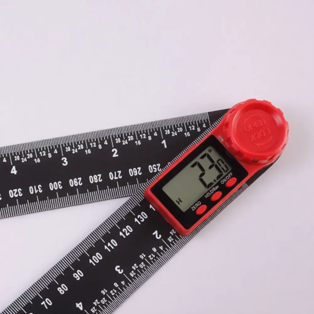 Electronic Angle Gauge Protractor Digital Measurement Tool For Woodworking Construction Durable Vernier Caliper Ruler