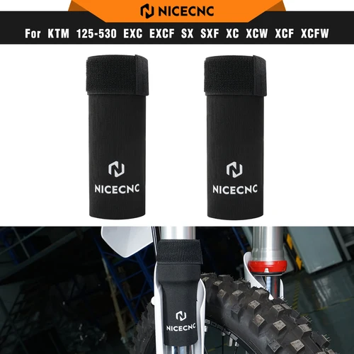 Para KTM EXC 300 EXC-F 350 SXF 450 6 ""cubierta protectora de calcetín de horquilla delantera para Husqvarna Honda Yamaha Suzuki Kawasaki Sherco