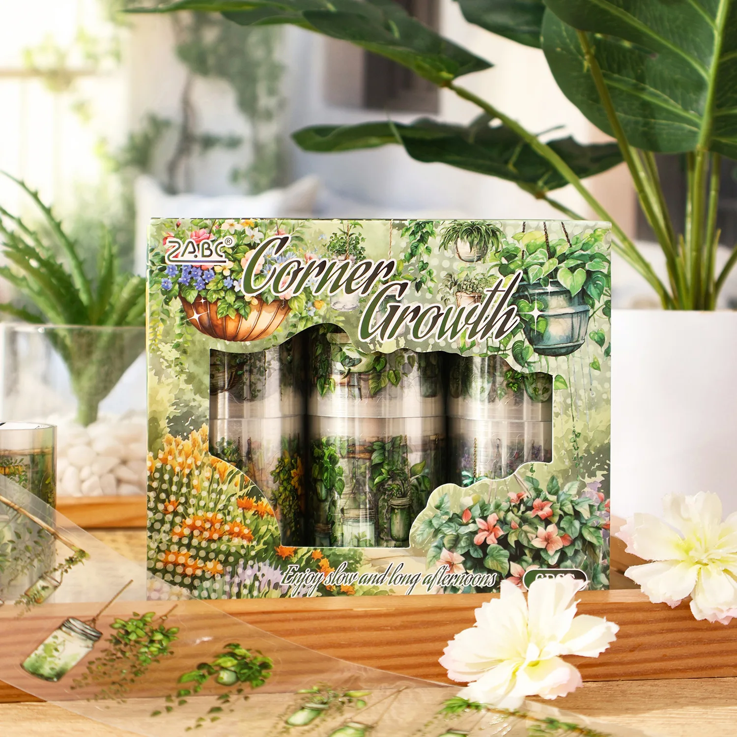 kit-de-decoracao-para-scrapbook-com-tema-de-vida-fita-adesiva-em-caixa-design-Unico-suprimentos-para-diy-colagem-diorama-conjunto-artistico-criativo