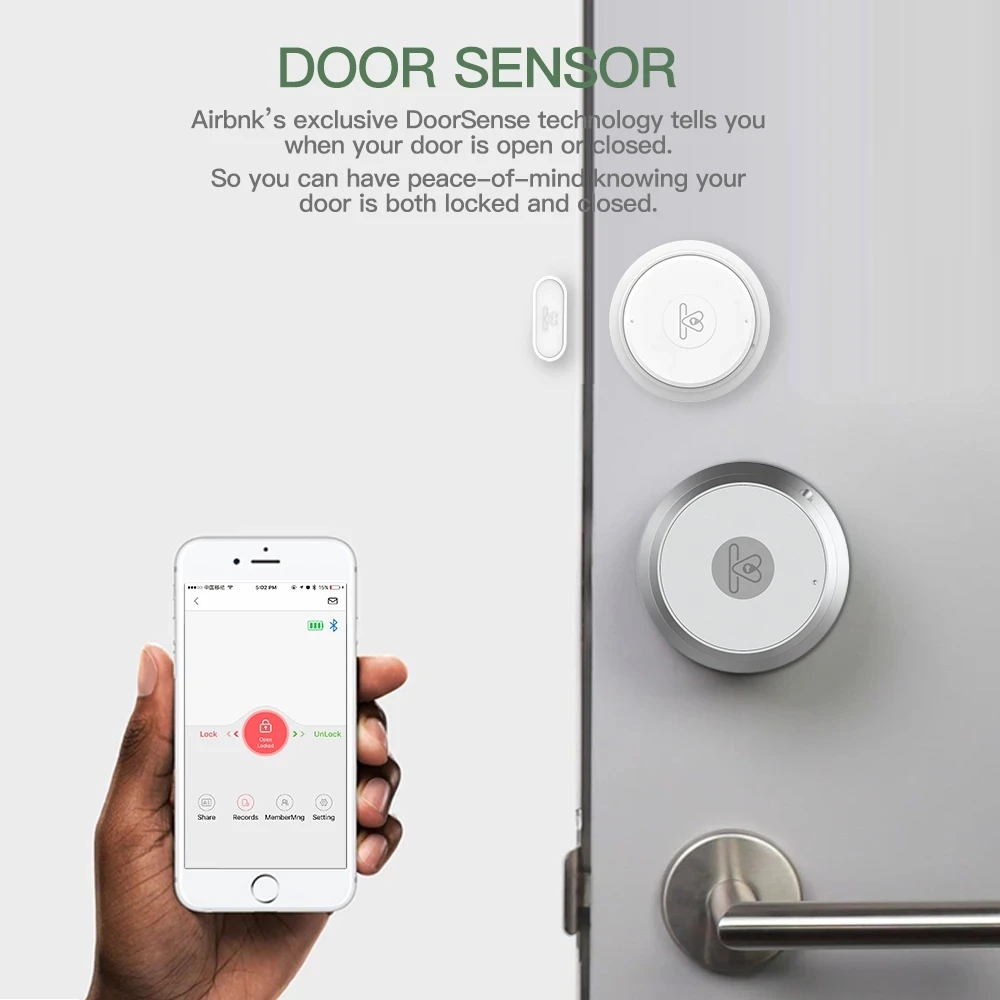 Wehere M510 TUYA Smart Lock Fingerprint Electronic Lock Deadbolt US Locks Smart Home Remote Control Wifi  Wireless Lock Network