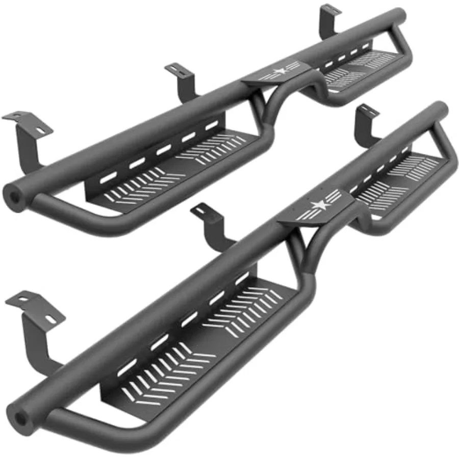 

Двойные подножки для кабины, боковые ступеньки, совместимые с Toyota Tundra 20072021, расширенная кабина 2, задние двери половинного размера, болтон Nerf Bar