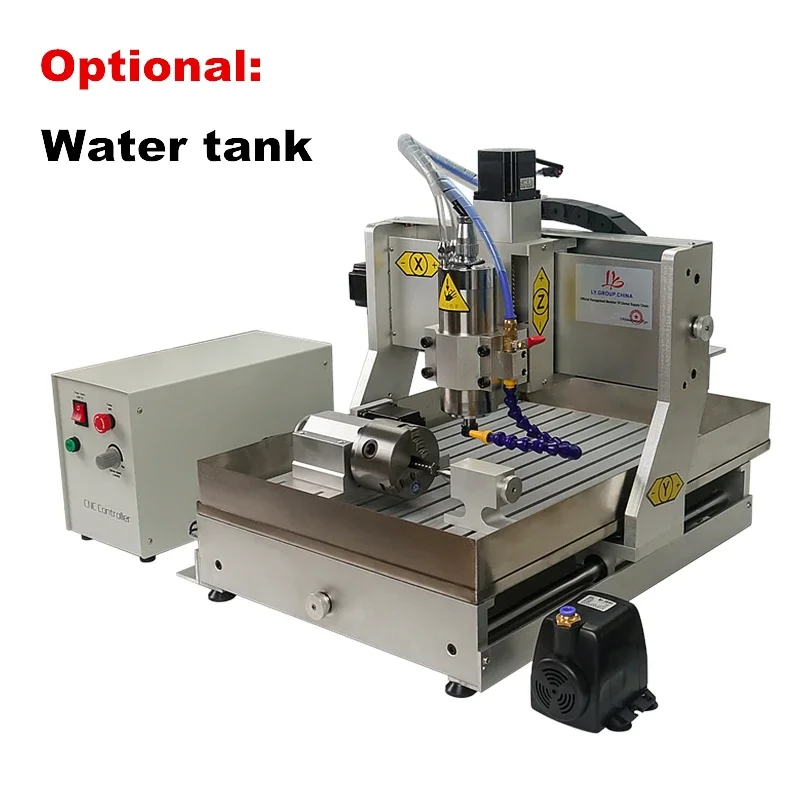 USB CNC Metal Milling Machine 6040 3-4 Axis 800W 1.5KW 2.2KW Wood Engraving Router Machinery with USB Interface and Limit Switch