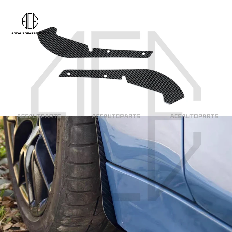 Dry Carbon Fiber Front Splash Guards Arch Guards Mud Flaps For BMW F80 M3 F82 F83 M4