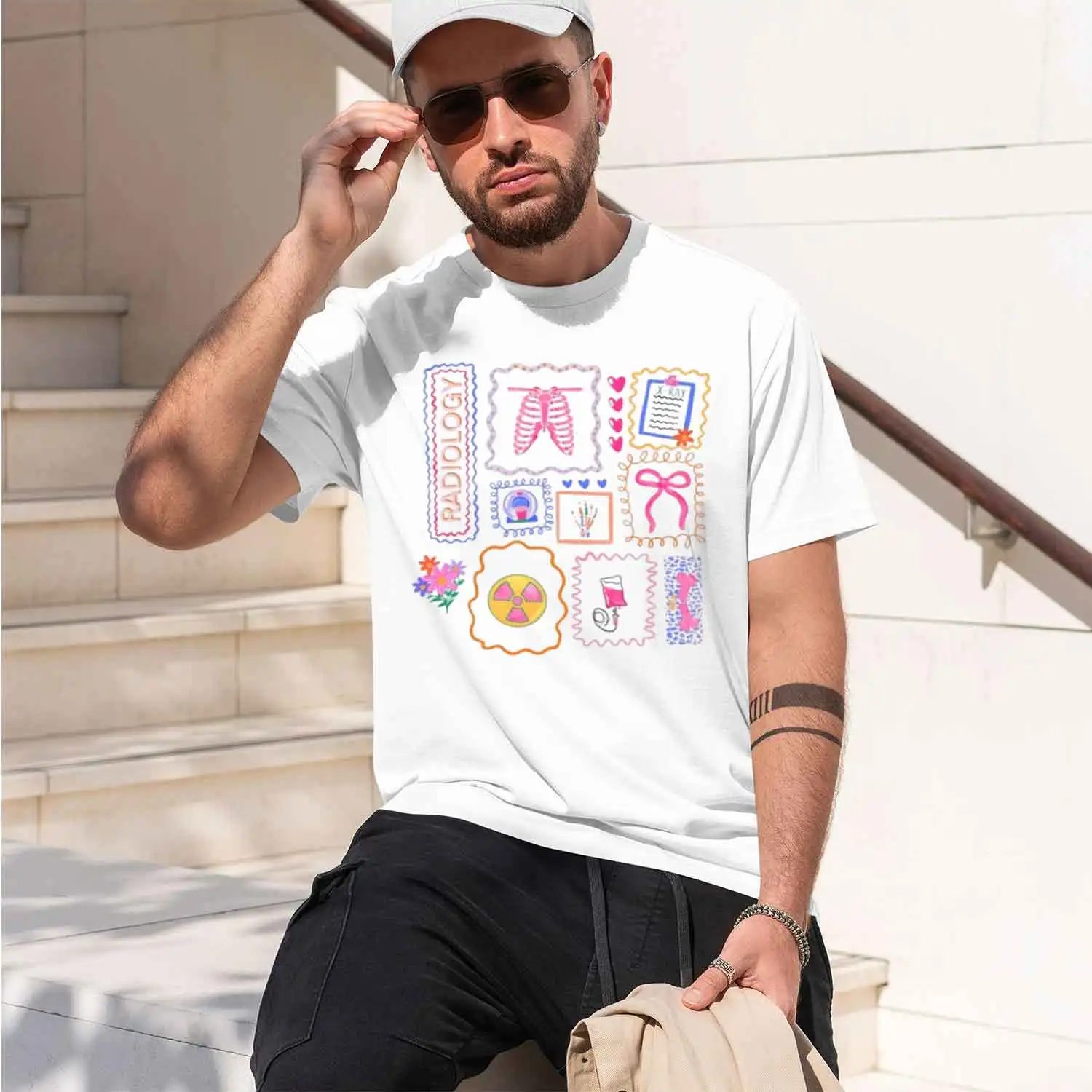 Radiology T Shirt Xray Radiologist Rad Te T-Shirt Men Women Casual Short Sve Tshirt Streetwear Graph Tees Clothes 2026 New Model