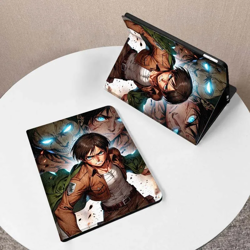 

A-Attacks on Titans Pattern Tablet Case For Samsung Galaxy Tab A A7 A8 A9 A11 S6 S11 Lite Plus 10.1 10.4 10.5 Inch