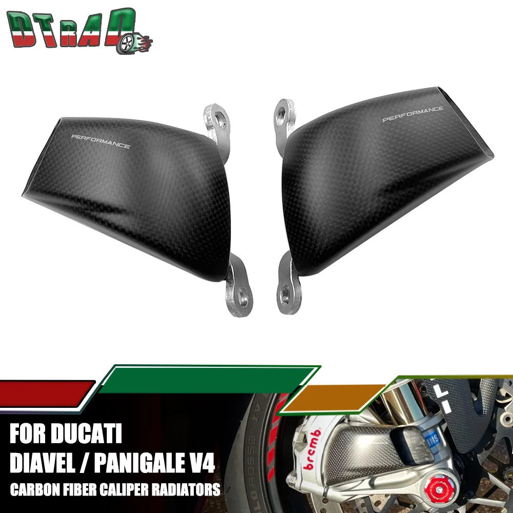 

For DUCATI Diavel V4 Panigale V4S Streetfighter V4 S Carbon Fiber Brake Air Ducts Caliper Radiator Cover Motorcycle Accessories