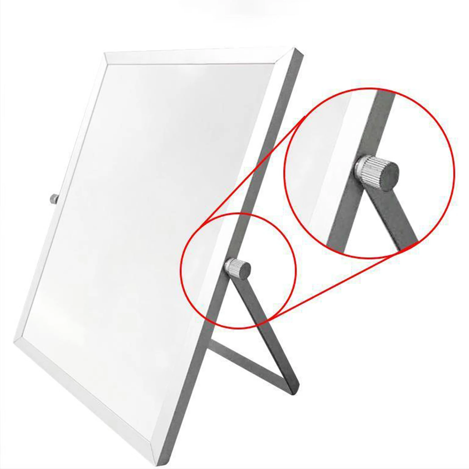 Petit Tableau Blanc Magnétique Flexible Double Face, Essuyage à Sec sur Table avec Support pour Enfants, Dessin, Enseignant, Maison, Bureau