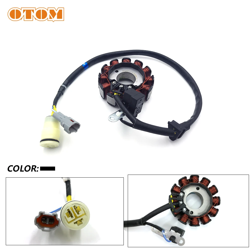 OTOM Motorcycle Stator Coil For ZONGSHEN NC250 NC450 KAYO T6 BSE Engine Parts Magneto Stator Generator Ignition Coil Assembly