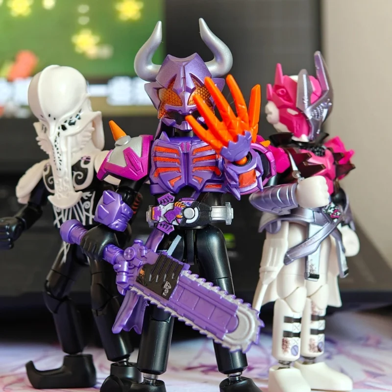 

Натуральная Blokees Kamen Rider, слепая коробка, строительный блок, всадник в маске, 9 шт., загадочная коробка без повторения, собранная игрушка для стола, подарки на Рождество